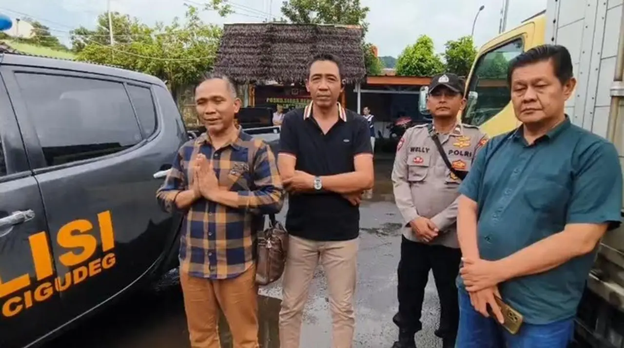 Foto: Mobil Boks Hasil Curian Ditemukan Di Bogor. (dok. Ist)