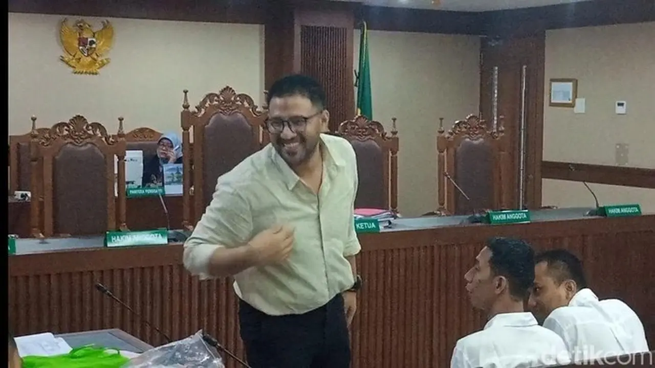 Ammr Zoni Di Pengadilan Negeri Jakarta Pusat, Kamis (15/1/2026). Foto: Ahsan/detikhot