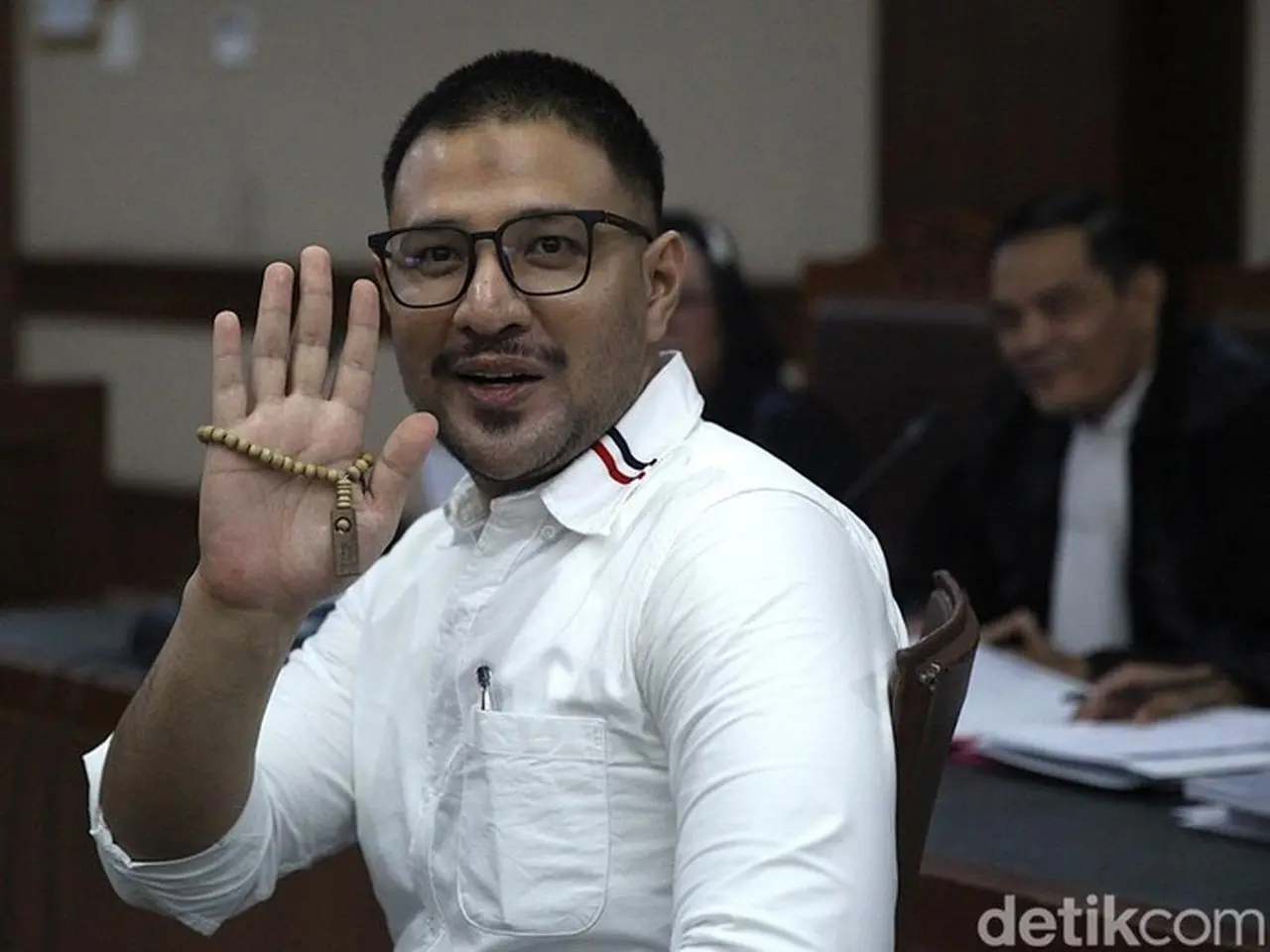 Ammar Zoni Disebut Jadi Gudang Sabu Di Rutan. (foto: Ari Saputra/detikfoto)