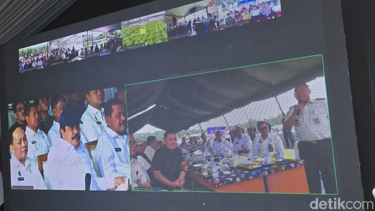 Menteri Imigrasi Dan Pemasyarakatan (imipas) Agus Andrianto Pagi Ini Memimpin Panen Raya Serentak Di Seluruh Indonesia. (audrey/detikcom)
