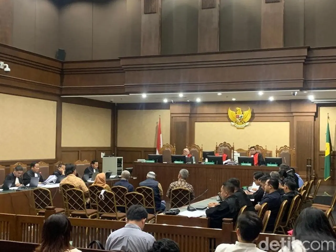 Sidang Kasus Dugaan Perintangan Penyidikan Perkara Minyak Goreng (migor), Komoditas Timah Dan Gula Di Pengadilan Tipikor Jakarta, Kamis (15/1/2026). (mulia/detikcom)
