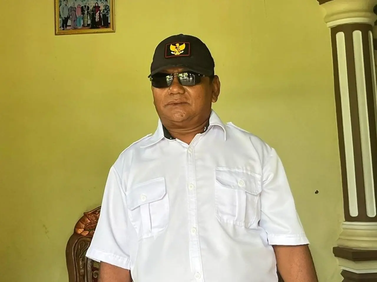 Kepala Dusun Di Kabupaten Lampung Selatan Yang Mirip Presiden Prabowo Subianto (tommy Saputra/detiksumbagsel)