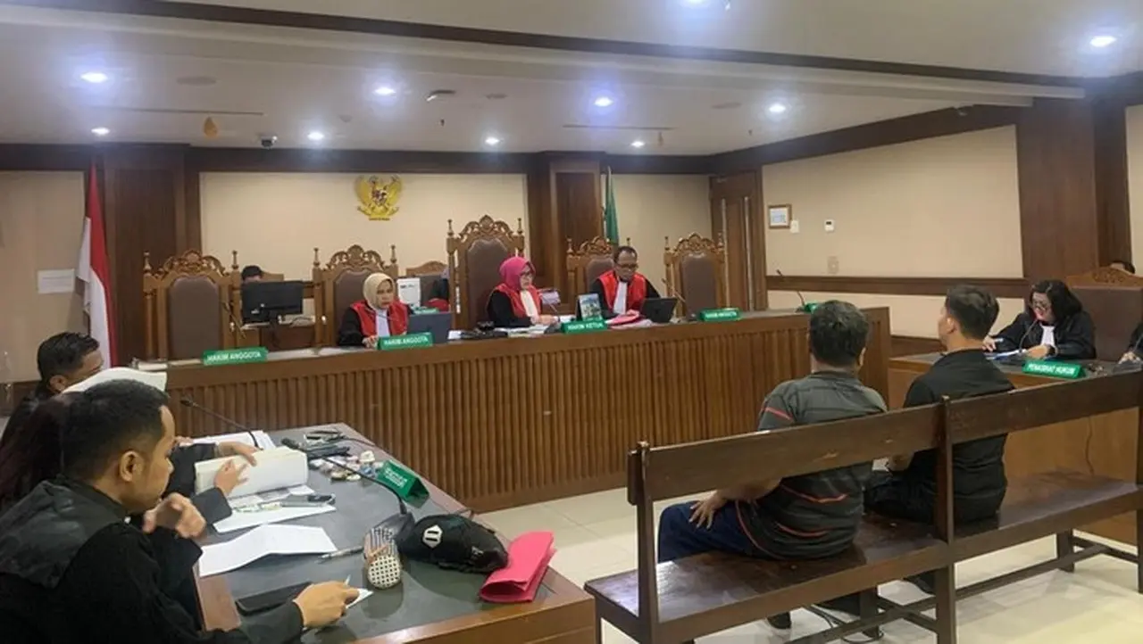 Sidang Kasus Narkoba Ammar Zoni Dkk. (mulia Budi/detikcom)