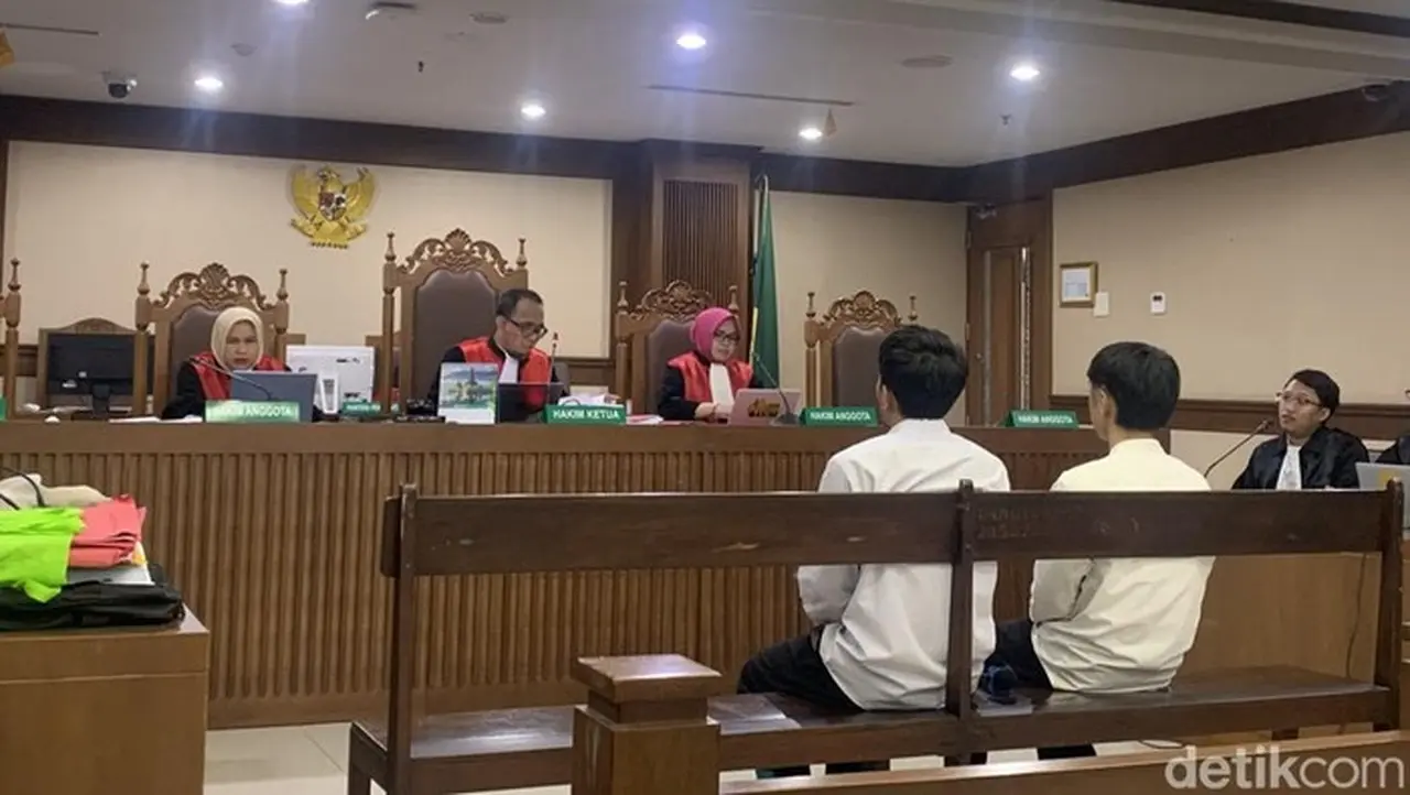 Sidang Terdakwa Demo Ricuh Pada Agustus. (mulia Budi/detikcom)