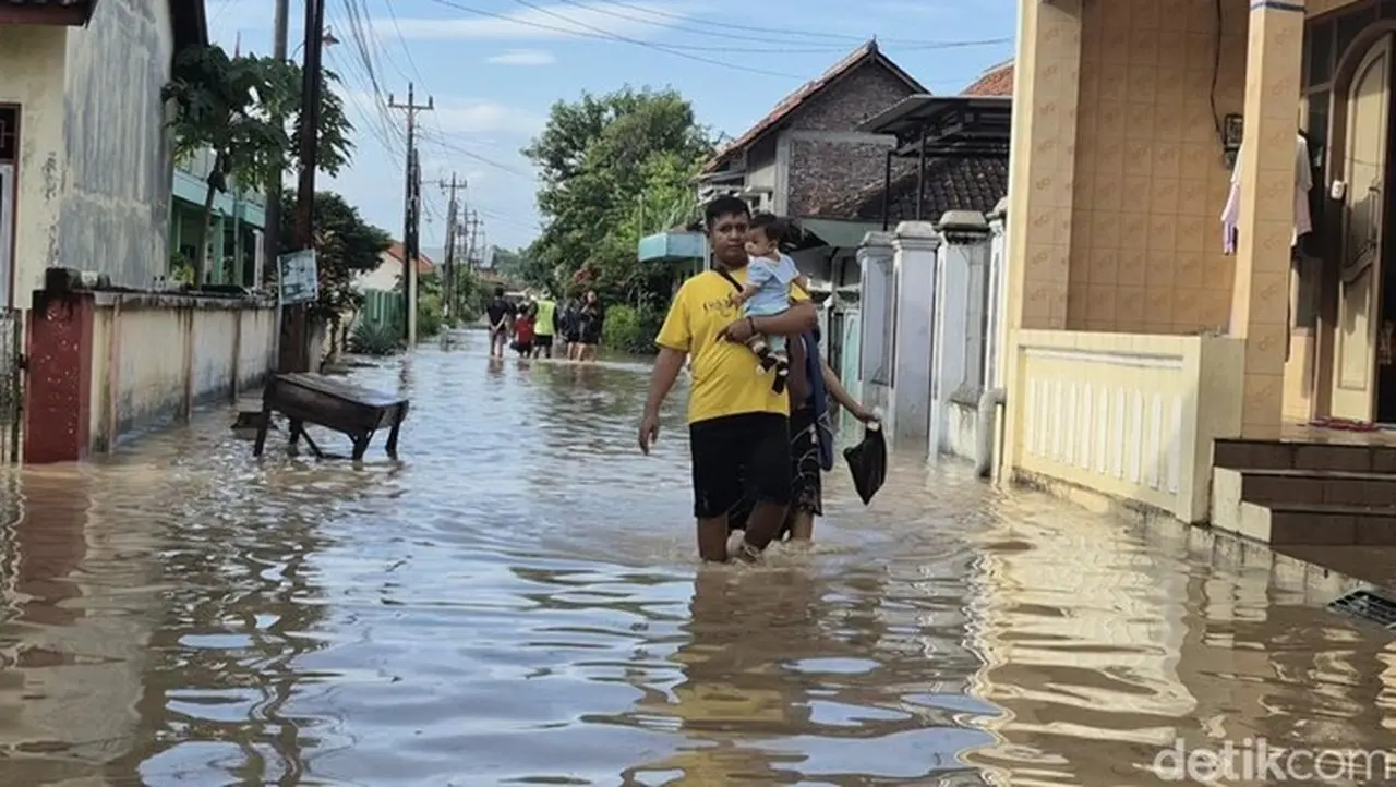Kondisi Banjir Di Kendal (foto: Saktyo Dimas R/detikjateng)