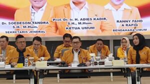 Adies Kadir Umumkan Susunan Pengurus Ormas MKGR 2025-2030, Libatkan 250 Kader Termasuk Keterwakilan Perempuan