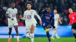 PSG Libas Lille 3-0 di Parc des Princes, Dembele Cetak Brace