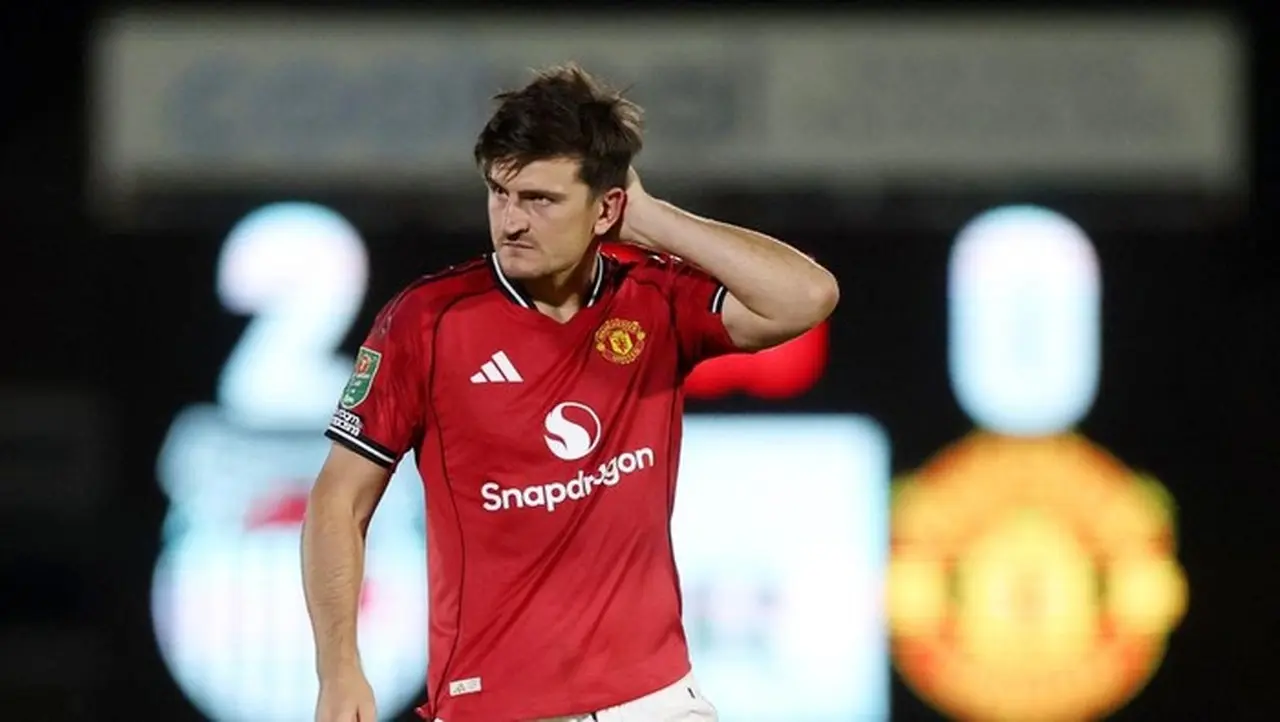Bek Mu Harry Maguire. (foto: Action Images Via Reuters/lee Smith)