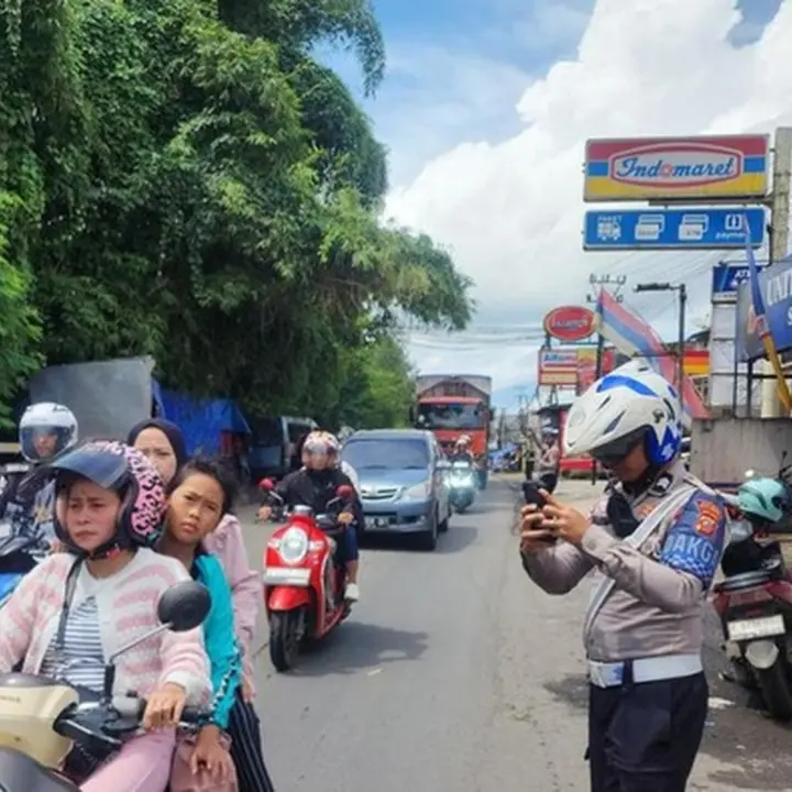 Satlantas Sukabumi Uji Coba E-TLE Mobile, Penindakan Pelanggaran Lalu Lintas Lebih Transparan