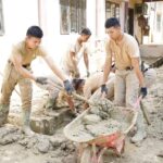 Praja IPDN Berjibaku Pulihkan Kantor Dinkes Aceh Tamiang, Progres Capai 80 Persen
