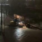 Jalan Lingkar Selatan Cilegon Terendam Banjir, Arus Lalu Lintas Lumpuh Total