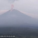 Gunung Semeru Meletus 6 Kali dalam Semalam, Kolom Abu Vulkanik Capai 1 Km