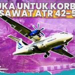 Pesawat ATR Jatuh di Pangkep, Evakuasi Korban Terkendala Cuaca Buruk