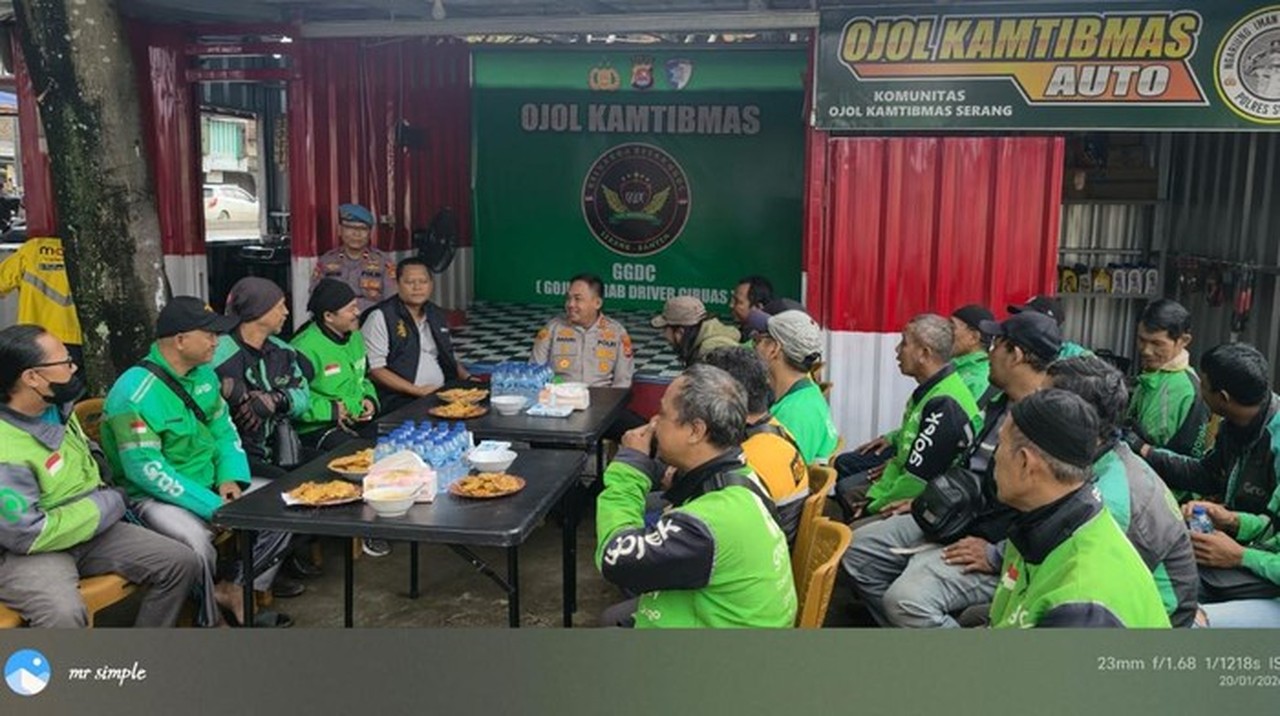 Kapolres Serang Gandeng Ojol untuk Tingkatkan Keamanan Lingkungan Melalui Program Ngariung Iman Ngariung Aman