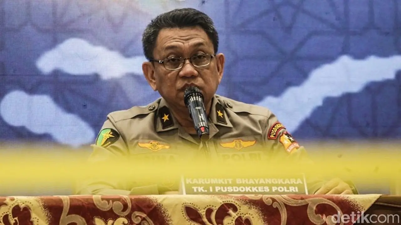 Foto: Karumkit Rs Bhayangkara Polri Kramatjati, Brigjen Prima Heru Yulihartono. (andhika Prasetia/detikcom)