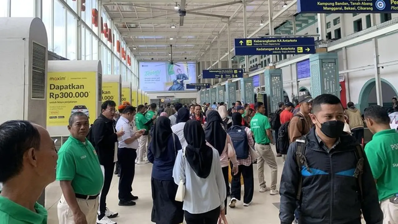 Stasiun Pasar Senen (foto: Mulia/detikcom)