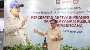 Mendagri Tito Minta Praja IPDN Terapkan Ilmu Pemerintahan Saat Bantu Pemulihan Aceh Tamiang Pascabencana