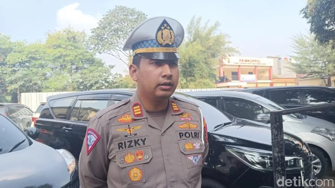 Kasat Lantas Polrestabes Bogor Akp Rizky Guntama (rizky/detikcom)
