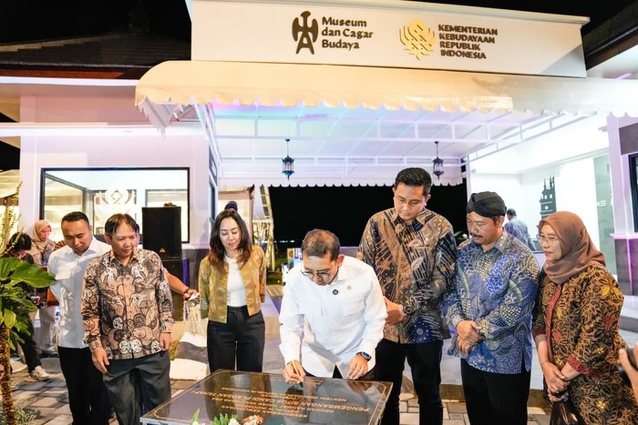 Menbud Fadli Zon Resmikan Pengembangan Candi Plaosan Tahap I, Jaga Identitas Budaya Bangsa