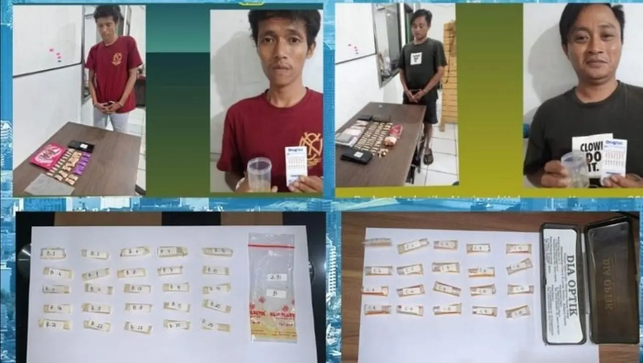 Duo Pengedar Sabu Berinisial Rh Dan Ep Diciduk Di Kamar Kos Karawang Pada Selasa (30/12) Sekitar Pukul 23.00 Wib. (dok. Istimewa)