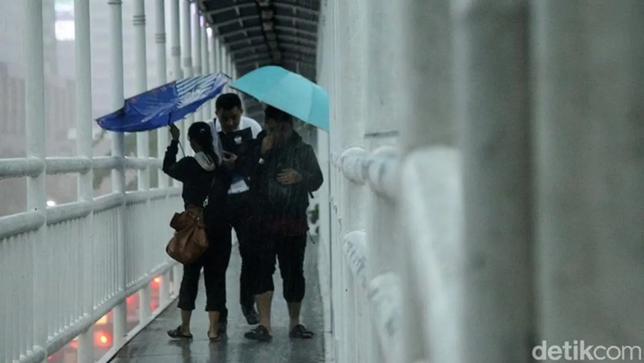 Ilustrasi Cuaca Hujan Ringan (foto: Rengga Sancaya/detikcom)