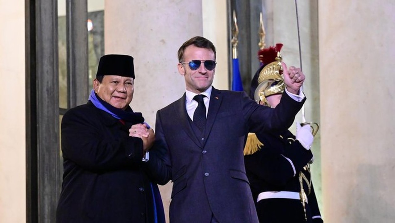 Prabowo dan Macron Bertemu di Istana Élysée, Perkuat Kemitraan Strategis Indonesia-Prancis