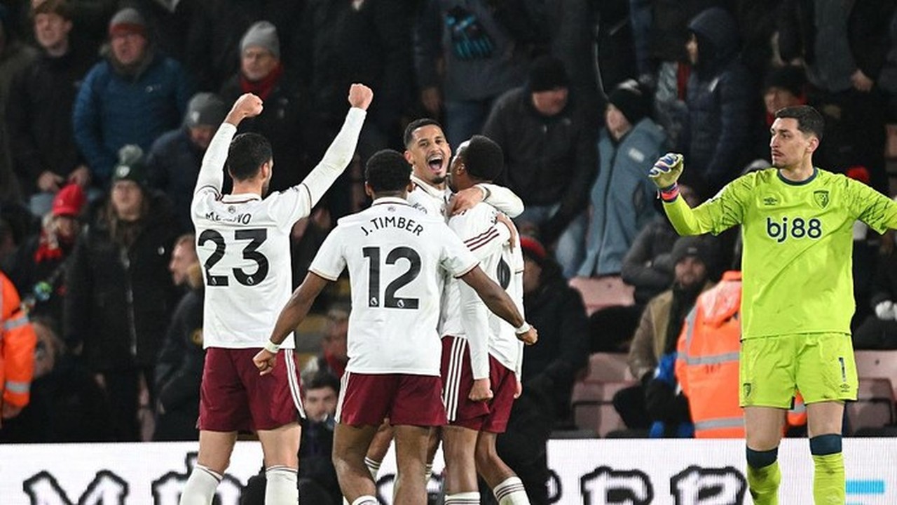 Arsenal Bangkit dari Ketertinggalan, Mikel Arteta Puji Ketenangan Timnya Lawan Bournemouth