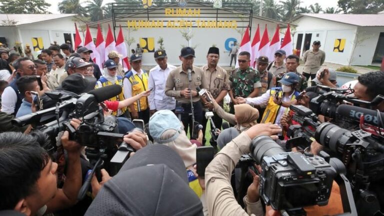 AHY Resmikan Huntara di Aceh Tamiang: Rumah Adalah Kebutuhan Dasar Warga Terdampak Bencana