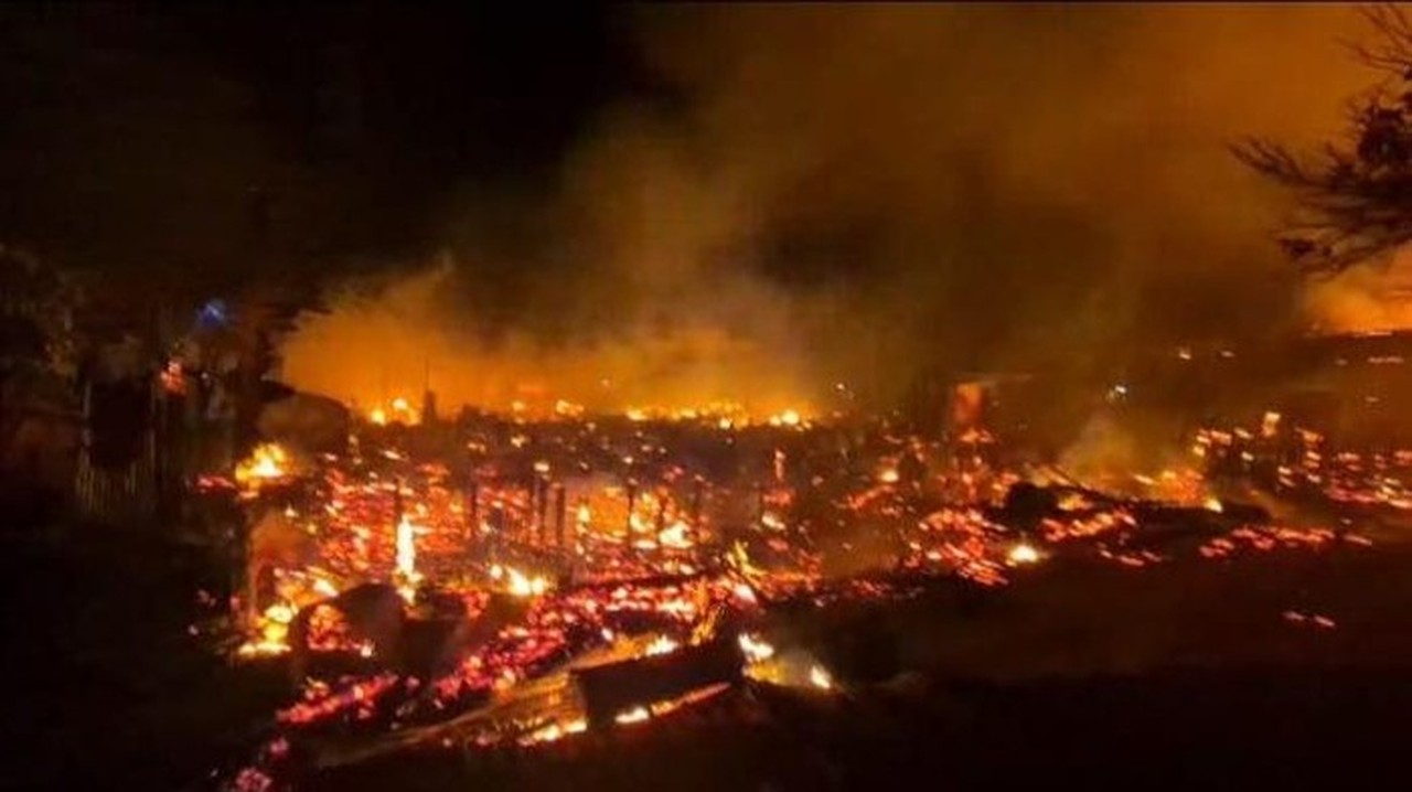 15 Rumah dan Ruko Pasar Kasongan Kalteng Ludes Terbakar, Polisi Selidiki Penyebabnya