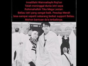 Istri Pesulap Merah, Tika Mega Lestari, Meninggal Dunia Akibat Penyakit yang Diderita