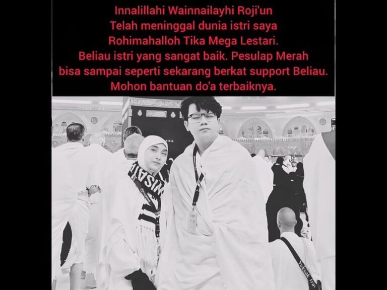 Istri Pesulap Merah, Tika Mega Lestari, Meninggal Dunia Akibat Penyakit yang Diderita