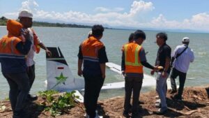 Pesawat Smart Air Tergelincir di Perairan Nabire, 15 Penumpang dan Kru Selamat