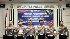 Korlantas Polri Operasikan ETLE Mobile Handheld di Sumsel untuk Penegakan Hukum Modern