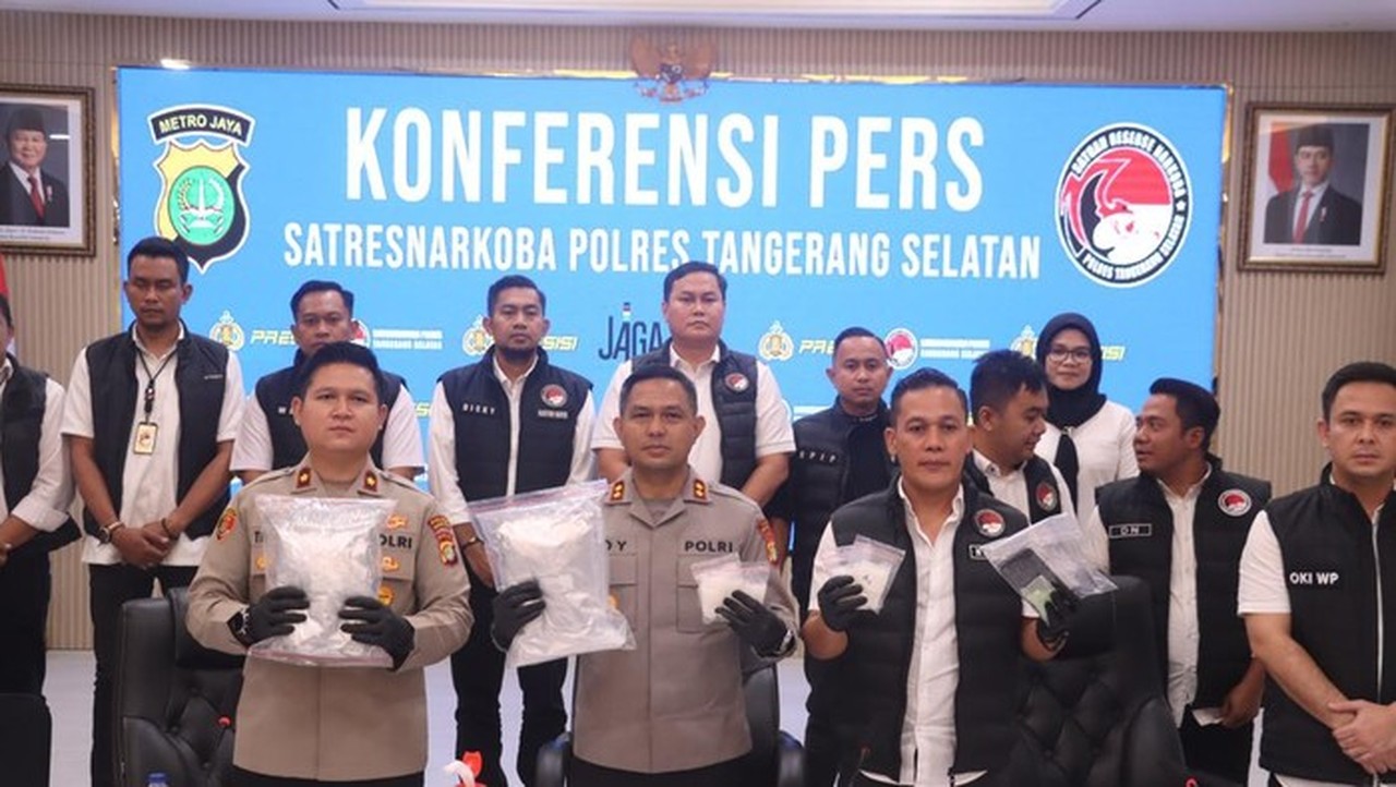 Warga Asing Pasok Sabu ke Tangsel, Polisi Ringkus Jaringan Pengedar di Jakarta