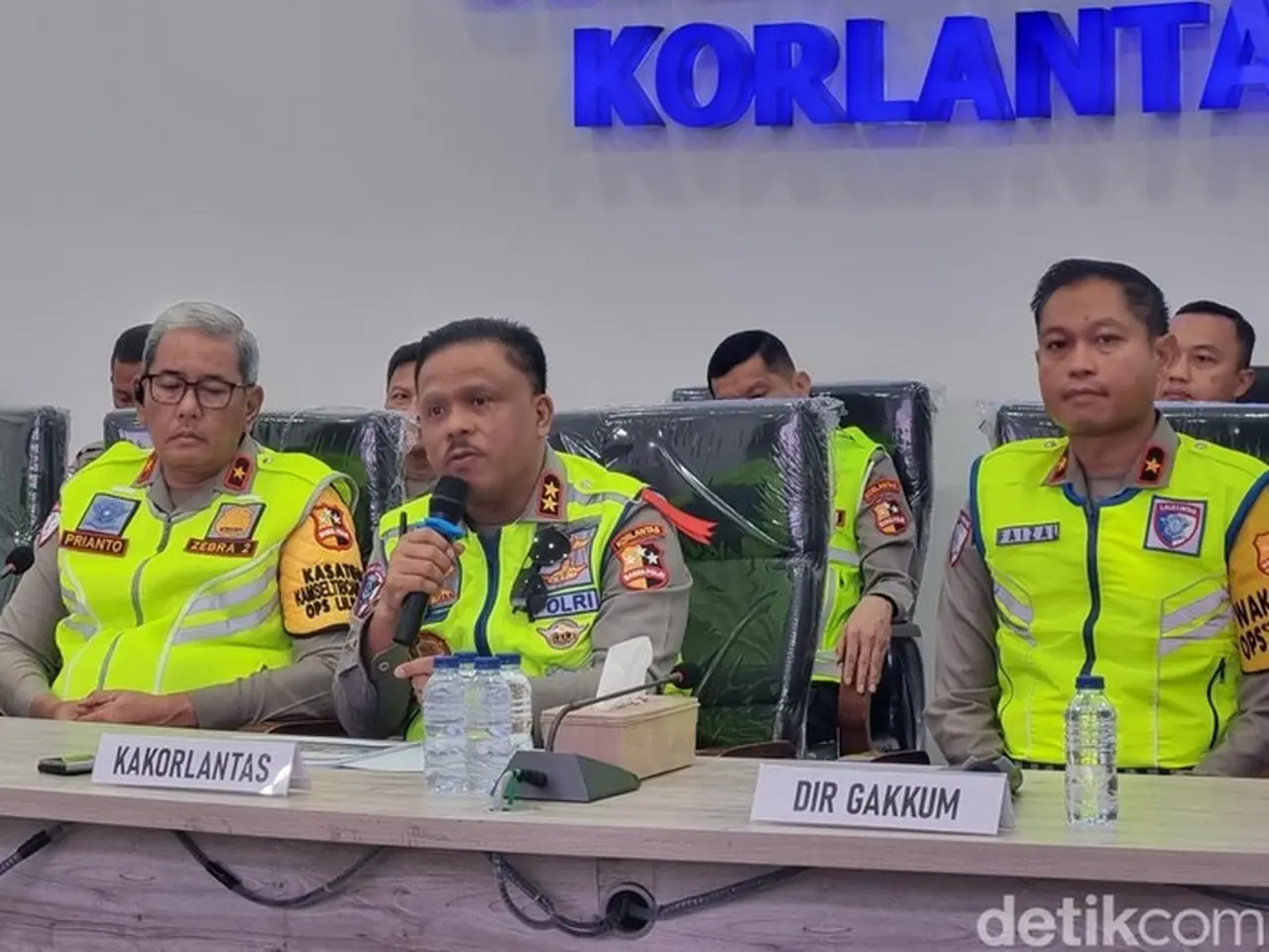 Foto: Kakorlantas Dan Jajaran Korlantas Polri (taufiq/detikcom)