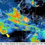 BMKG Deteksi Bibit Siklon Tropis Baru, Waspadai Hujan Lebat di Bengkulu hingga Jawa Barat