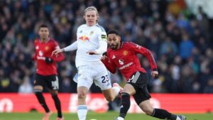 Leeds Tahan Imbang Manchester United 1-1 di Elland Road, MU Geser Chelsea