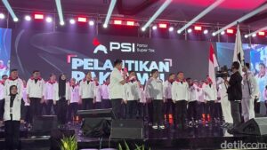 Kaesang Lantik Pengurus PSI Sulsel, Muammar Gandi Targetkan Kemenangan Partai