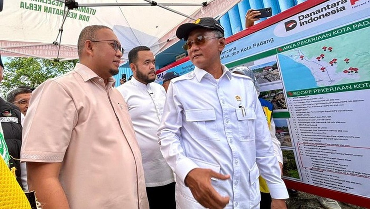 Menteri PU Pastikan Pembangunan Intake Air Bersih Baru Rp 400 Miliar di Gunung Pangilun Padang
