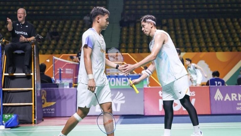 Rahmat Hidayat dan Rian Ardianto Bersyukur Tembus Semifinal Thailand Masters 2026