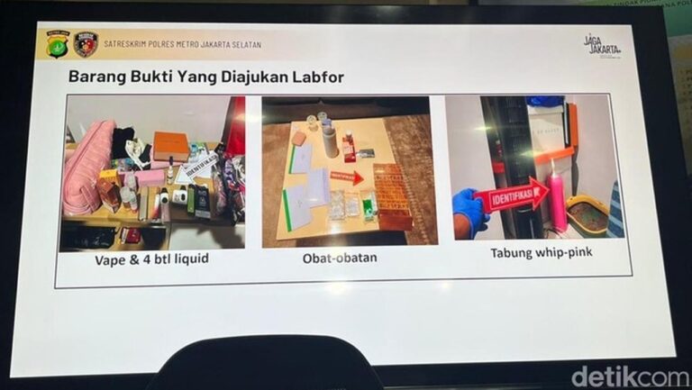 Polisi Dalami Penggunaan ‘Whip Pink’ oleh Lula Lahfah, ART hingga Rekan Diperiksa