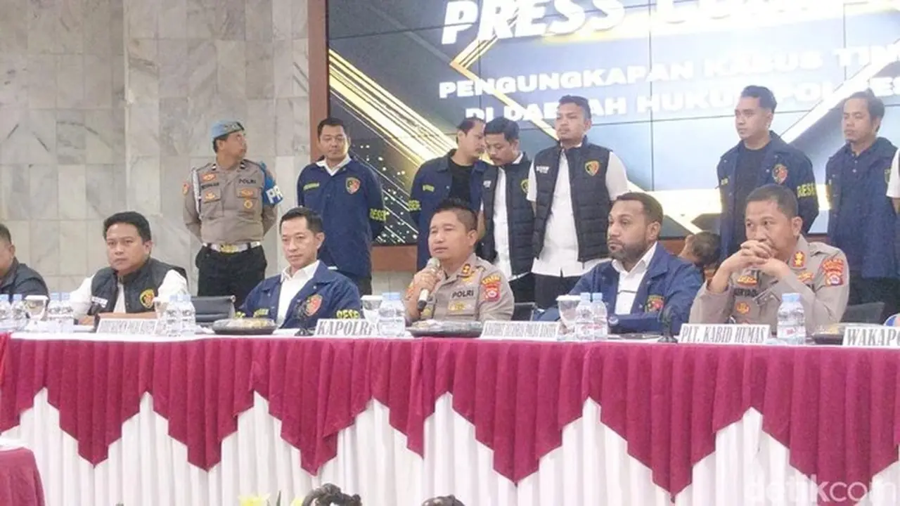 Foto: Konferensi Pers Pembunuhan Anak Politisi Pks (m Iqbal/detikcom)