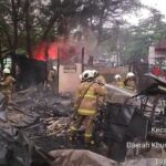 Rumah dan Lapak Semi Permanen di Cengkareng Terbakar, Dugaan Korsleting Listrik