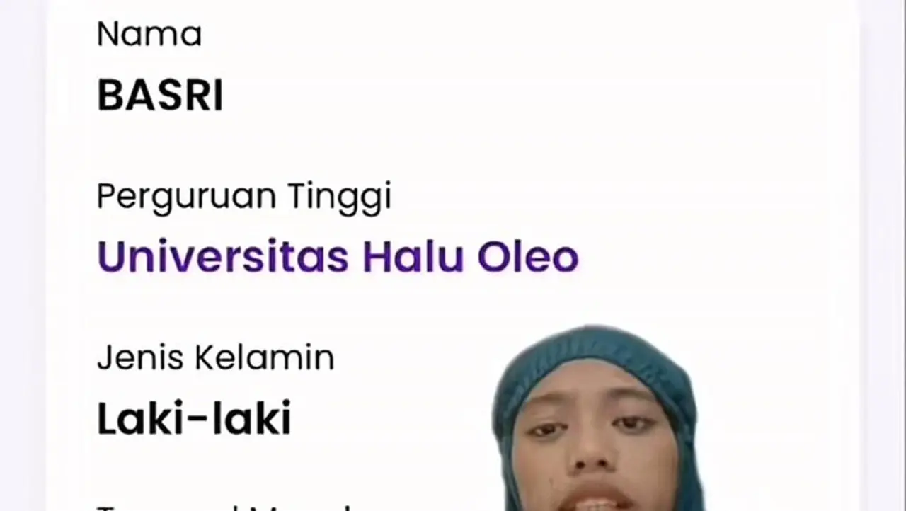 Foto: Tangkapan Layar Alumni Uho Kendari Mengeluhkan Namanya Hilang Di Pddikti Dan Berganti Dengan Nama Orang Lain. (dok. Istimewa)