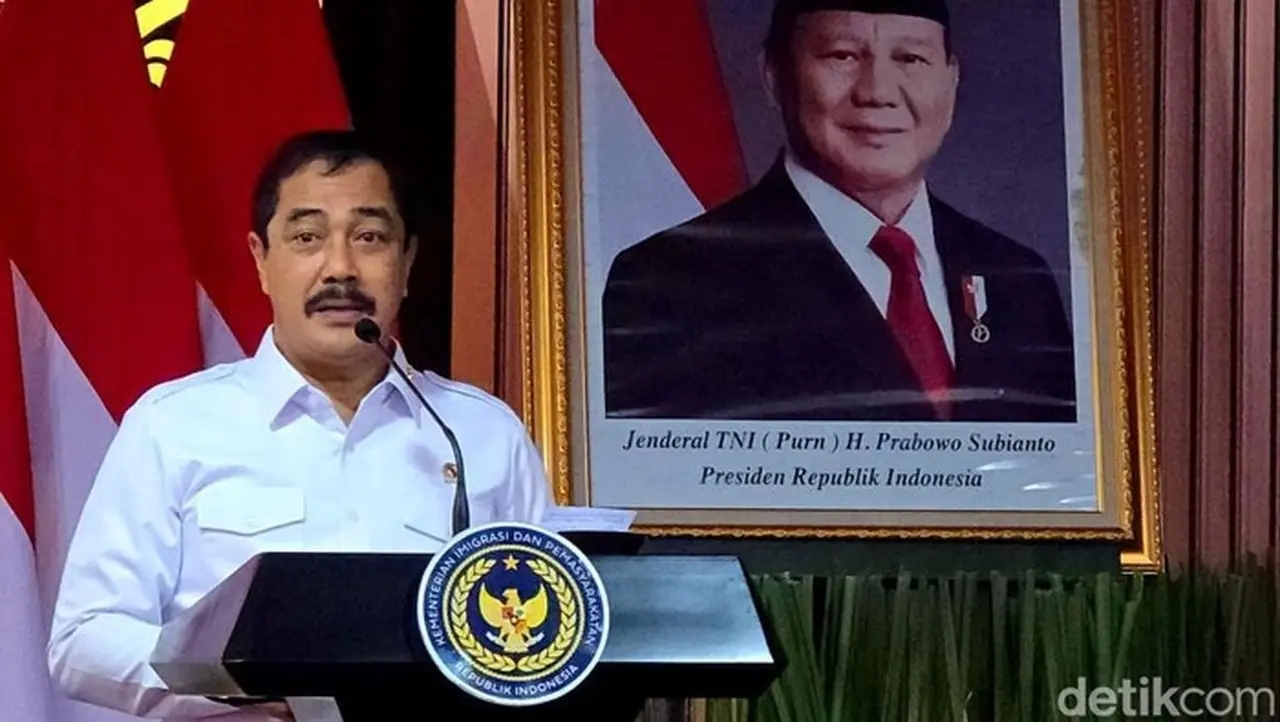 Foto: Menteri Imipas Agus Andrianto (audrey/detikcom)