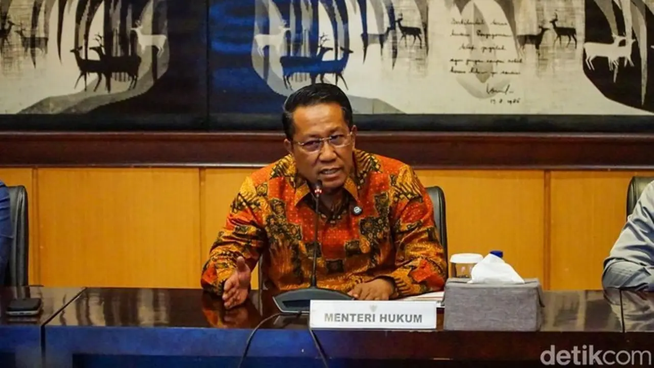 Menteri Hukum Supratman Andi Agtas (muhammad Firman/detikfoto)