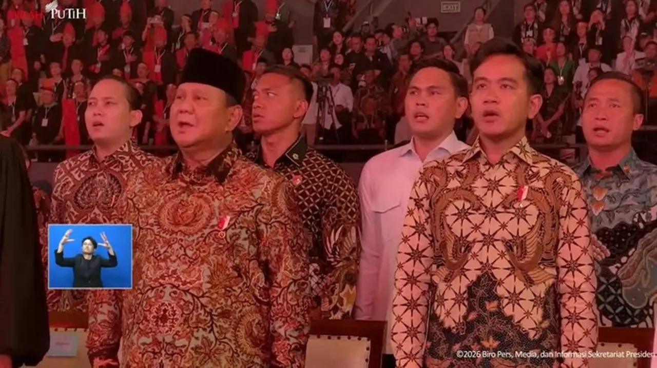 Prabowo Gibran Menghadiri Puncak Natal Nasional 2025 Di Tennis Indoor Gbk (tangkapan Layar Youtube Setpres).