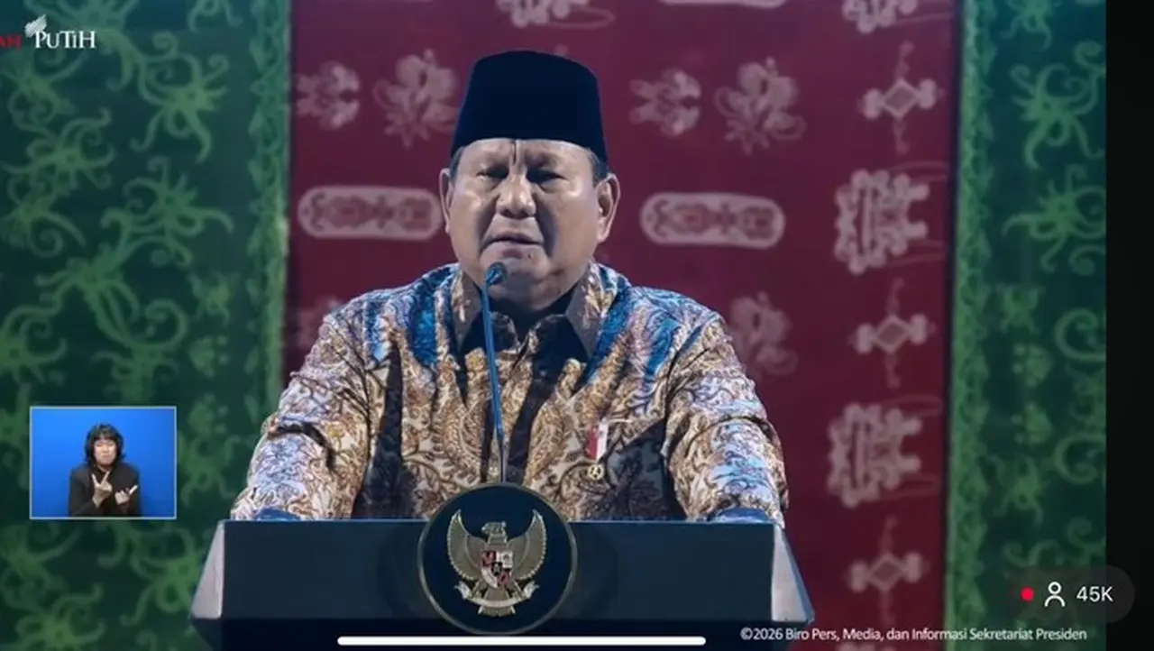 Foto: Presiden Prabowo Subianto (dok. Youtube Setpres)