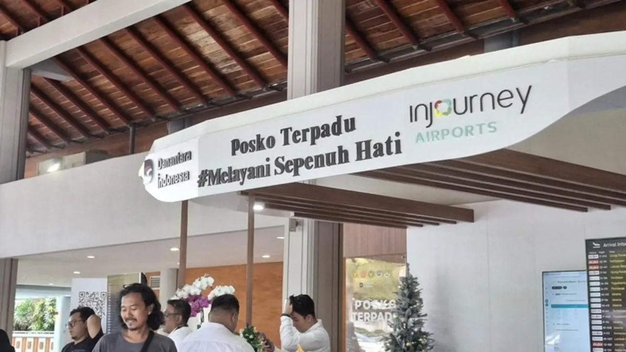 Foto: Posko Terpadu Nataru 2025/2026 Bandara Internasional I Gusti Ngurah Rai, Badung, Bali. (fabiola Dianira/detikbali)