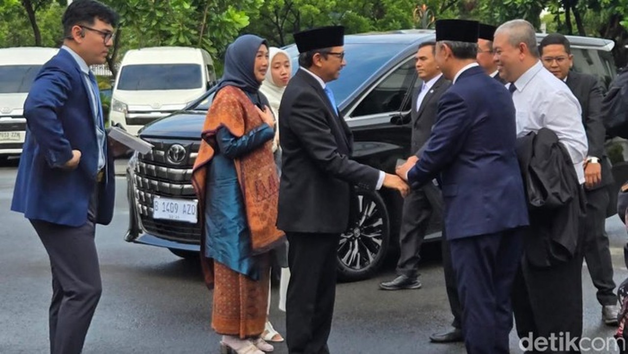 Juda Agung Tiba di Istana Jelang Pelantikan Wamenkeu dan Hakim MK